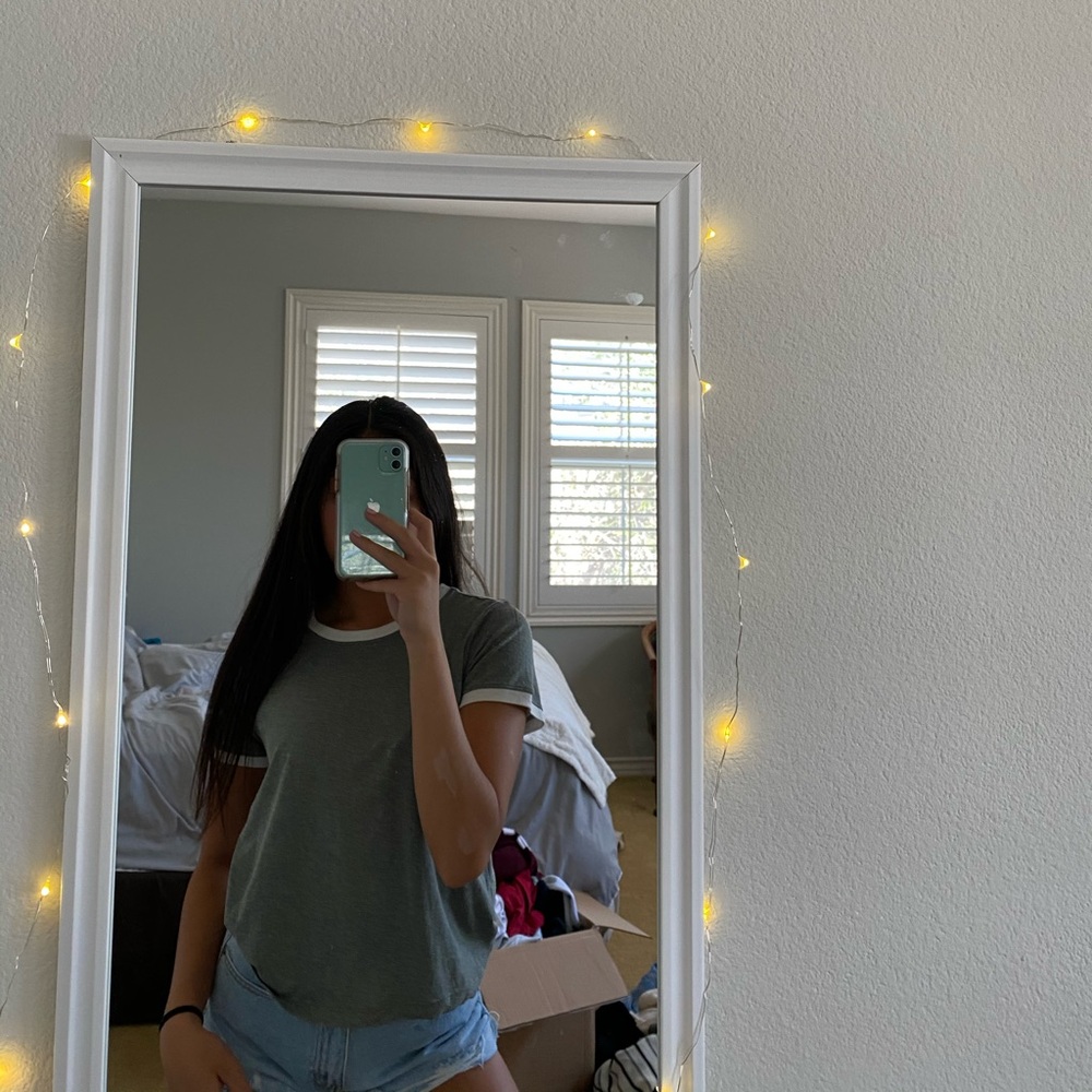 f21 green tee